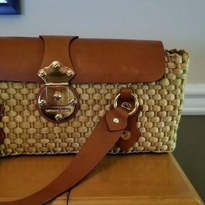 Micheal Kors straw bag